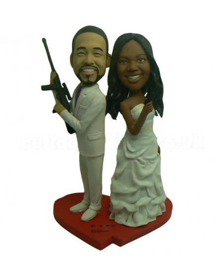 weapon wedding bobbleheads