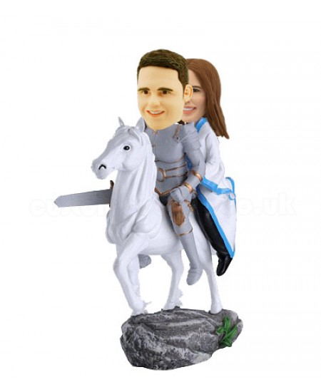 custom bobbleheads knight couple