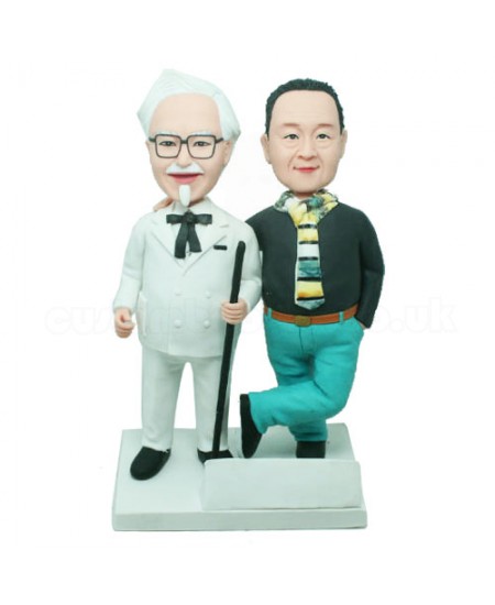 customised funny male couple bobblehead