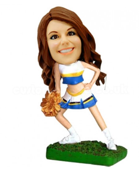 custom bobble head cheerleader