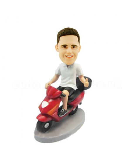 custom scooter bobblehead