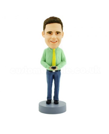 personalised casual man bobblehead