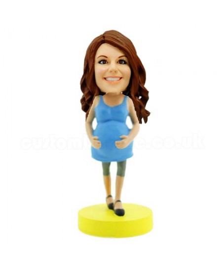 pregnant woman bobblehead