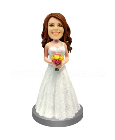 personalised bridesmaids wedding cake topper