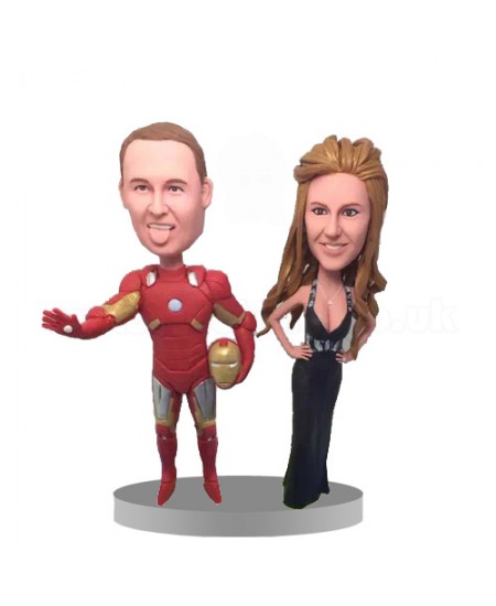 iron man custom couple bobbleheads