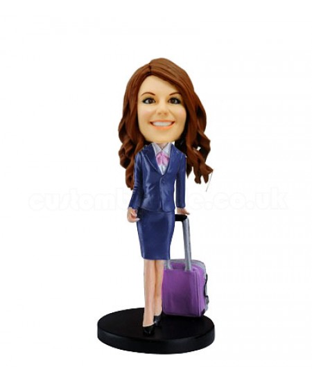 customized bobblehead stewardess