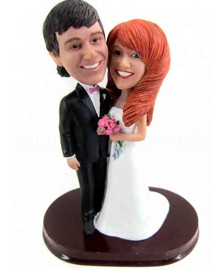wedding cake topper bobblehead custom