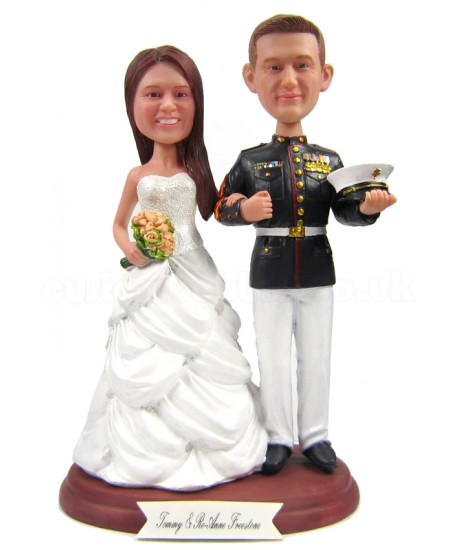 military officer custom bobbleheads