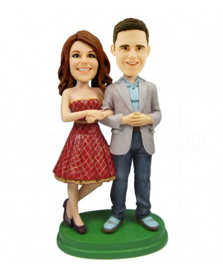 nice couple custom bobblehead