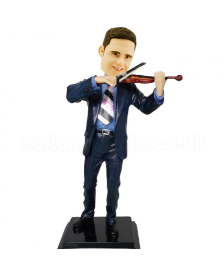personalised violinist bobblehead