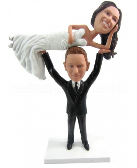 hercules groom wedding cake topper
