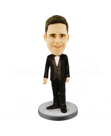 customized groomsman wedding cake topper