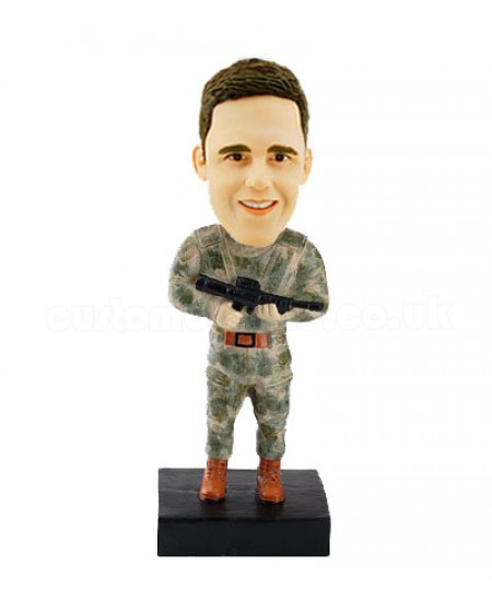 soldier custom bobblehead