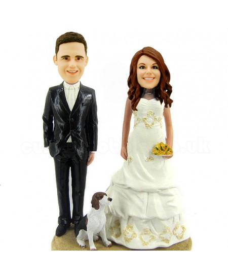 custom wedding bobbleheads