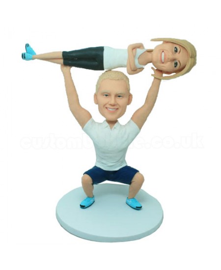 couple funny customized bobblehead dolls