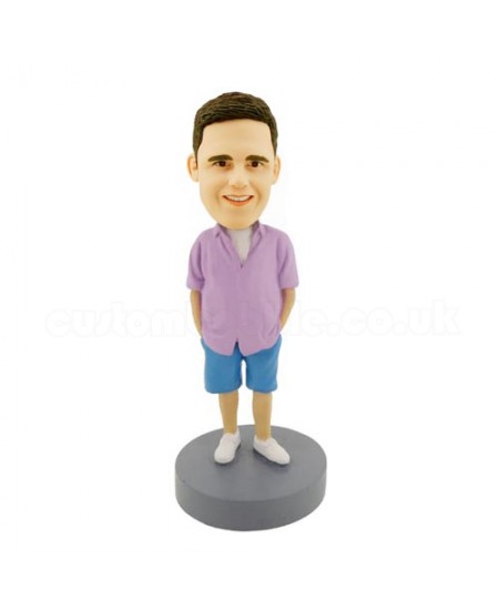custom bobblehead casual man