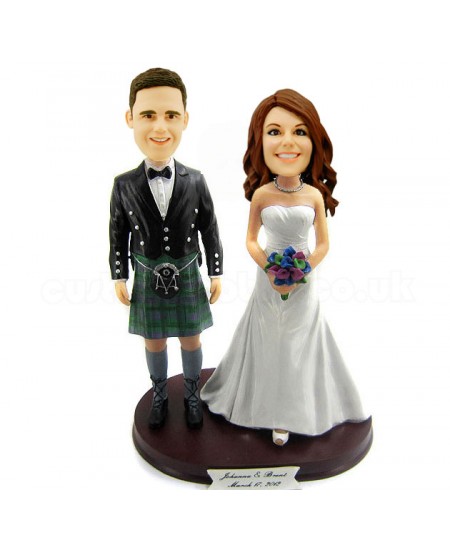 scotland wedding personalised bobbleheads