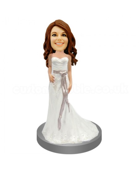 customised bridesmaids wedding cake topper