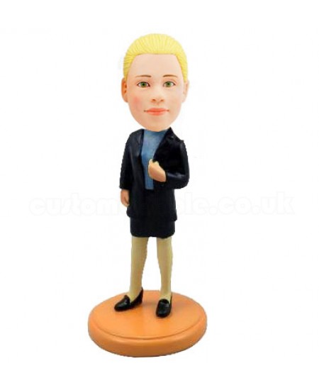 custom sexy office lady bobble head