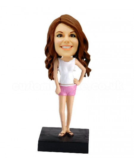 custom bikini beach bobblehead