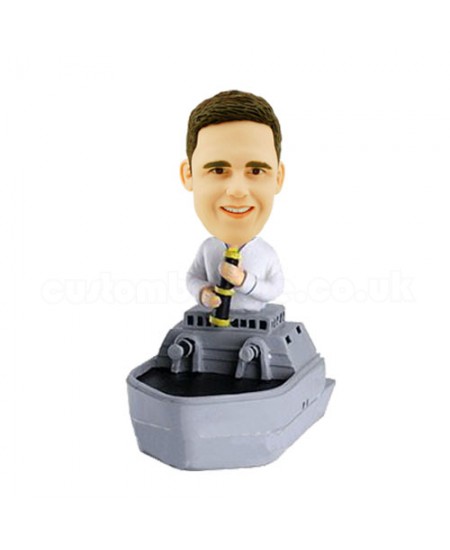 custom warship commander bobblehead