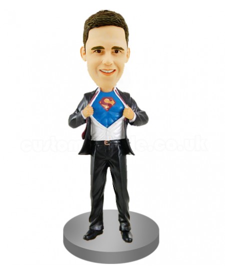 custom superman groomsman bobblehead