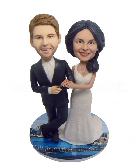 custom wedding bobbleheads