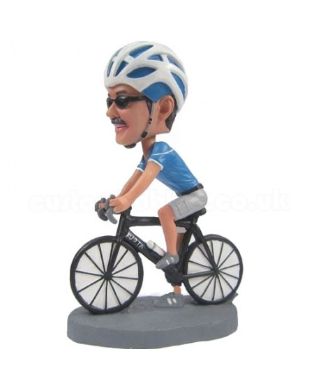 custom cyclist bobblehead