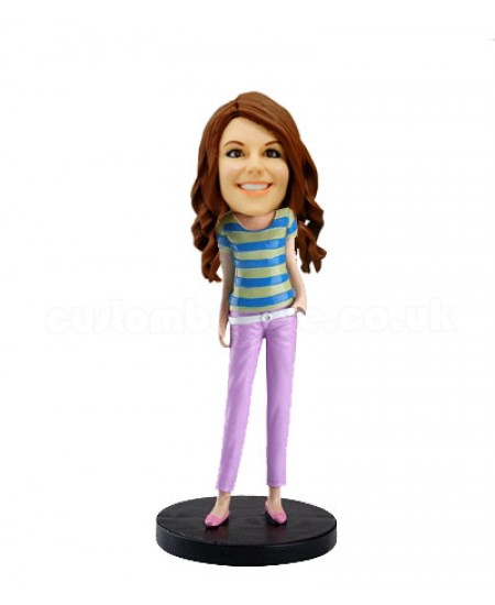 sexy lady customized bobblehead