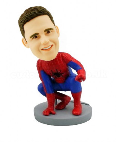 customized spider man bobble head
