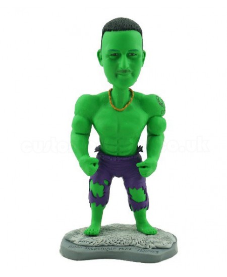 green hulk custom bobblehead