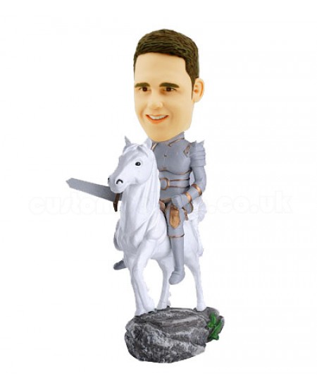 custom royal knight bobble head