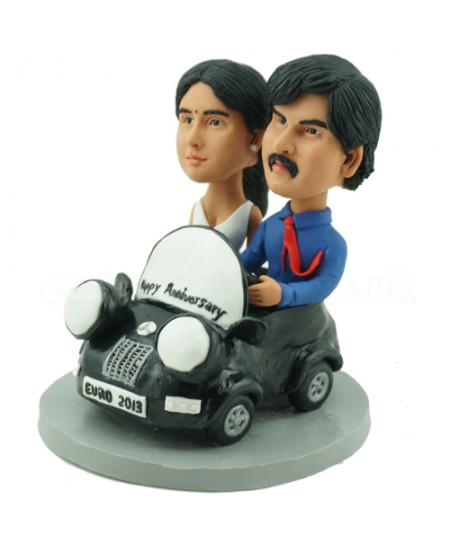 personalised mini couple bobbleheads