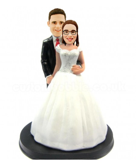 wedding cake topper bobbleheads