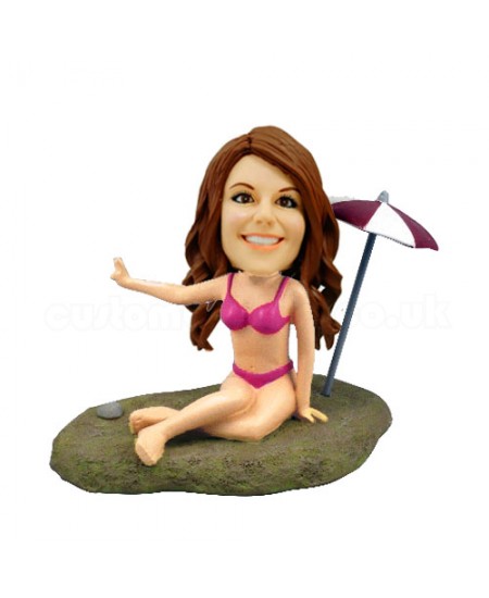 custom sexy bikini girl personalized bobblehead