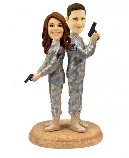 custom army combat uniform bobbleheads