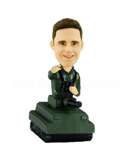 custom tank commander bobblehead