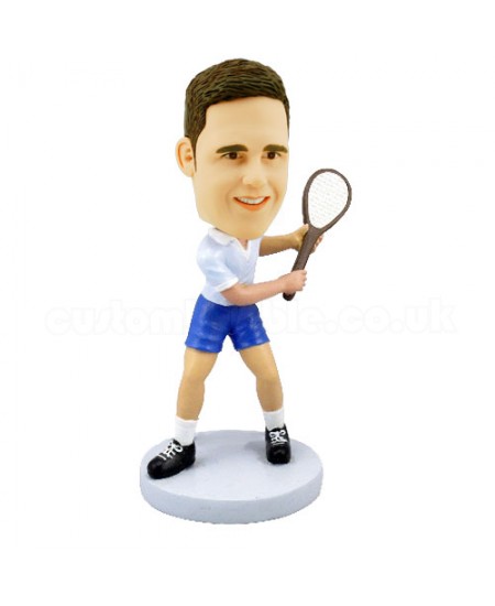 tennis personalized bobble head