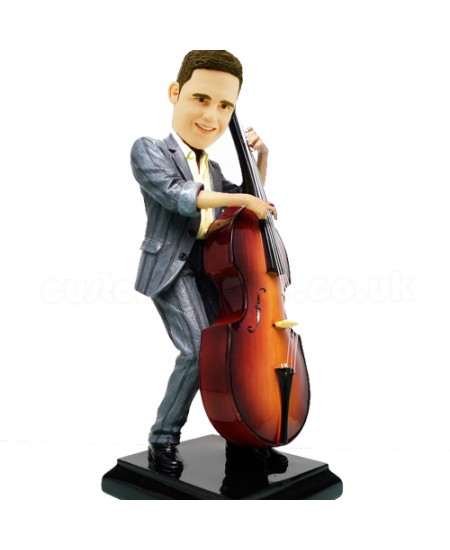 personalised cellist bobblehead