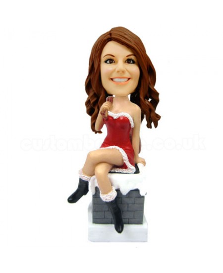 customized christmas bobblehead sexy girl