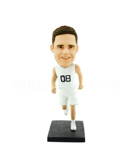 custom bobblehead running man