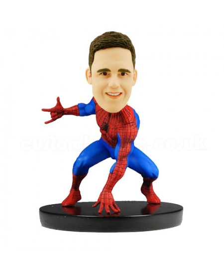 custom spiderman bobble head
