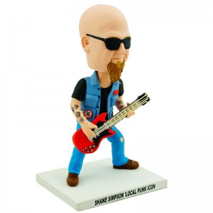 bass guitar player customised bobblehead doll