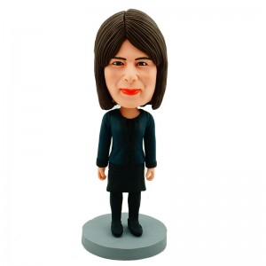 casual female personalised bobblehead