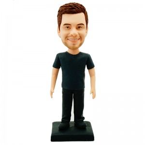 casual man custom bobblehead doll