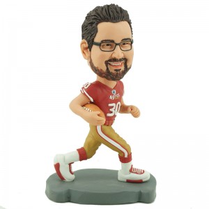 custom 49ers american football bobblehead