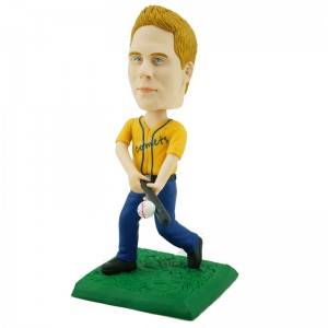 custom baseball bobble head doll