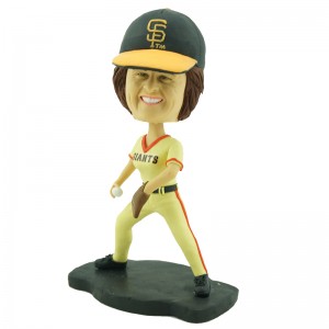 custom baseball bobblehead female giants