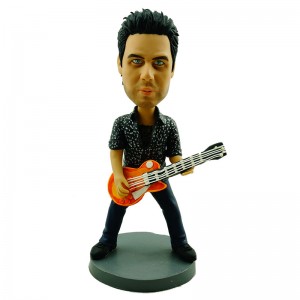 custom guitarist bobble head doll