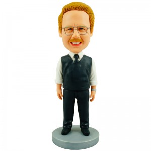 custom lovely old gentleman bobblehead